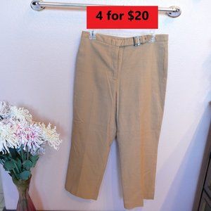 David n Tan Colored Capri Dress Pants- Size 6